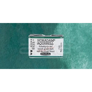 Schmincke Horadam Aquarell 1/1 Tablet 533 Cobalt Green Dark Seri 4