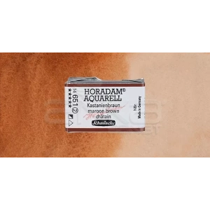 Schmincke Horadam Aquarell 1/1 Tablet 651 Maroon Brown seri 2