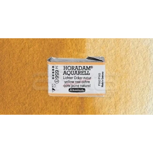 Schmincke Horadam Aquarell 1/1 Tablet 656 Yellow Raw Ochre seri 1