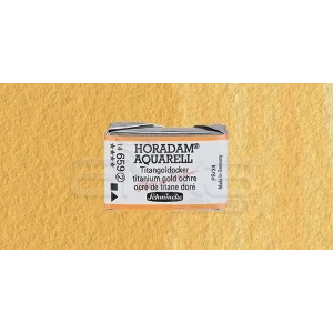 Schmincke Horadam Aquarell 1/1 Tablet 659 Titanium Gold Ochre seri 2
