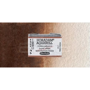 Schmincke Horadam Aquarell 1/1 Tablet 668 Burnt Umber seri 1