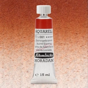 Schmincke Horadam Aquarell Tube 15ml Seri 1 Burnt Sienna 661