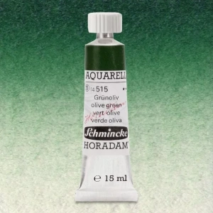 Schmincke Horadam Aquarell Tube 15ml Seri 1 Green Olive 515