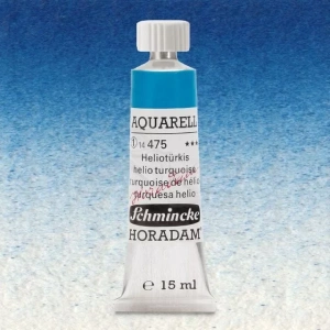 Schmincke Horadam Aquarell Tube 15ml Seri 1 Helio Turquoise 475