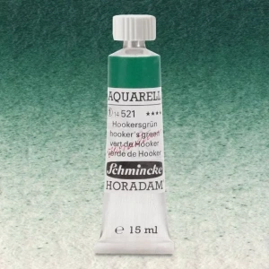 Schmincke Horadam Aquarell Tube 15ml Seri 1 Hookers Green 521