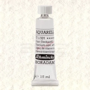 Schmincke Horadam Aquarell Tube 15ml Seri 1 Titanium Opaque White 101