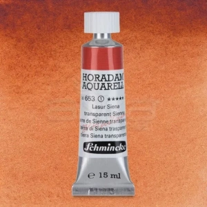 Schmincke Horadam Aquarell Tube 15ml Seri 1 Transparent Sienna 653