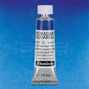 Schmincke Horadam Aquarell Tube 15ml Seri 2 Phthalo Sapphire Blue 477