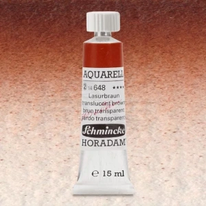 Schmincke Horadam Aquarell Tube 15ml Seri 2 Translucent Brown 648