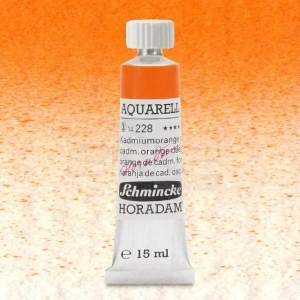 Schmincke Horadam Aquarell Tube 15ml Seri 3 Cadmium Orange Deep 228