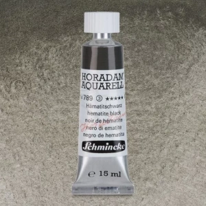 Schmincke Horadam Aquarell Tube 15ml Seri 3 Hematite Black 789