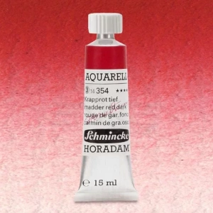 Schmincke Horadam Aquarell Tube 15ml Seri 3 Madder Red Dark 354