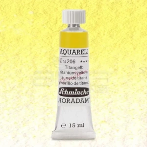 Schmincke Horadam Aquarell Tube 15ml Seri 3 Titanium Yellow 206