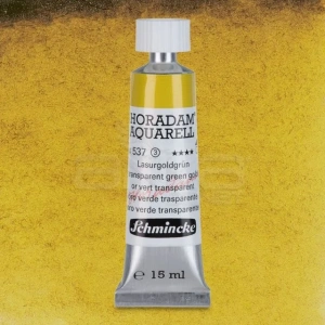 Schmincke Horadam Aquarell Tube 15ml Seri 3 Transparent Green Gold 537