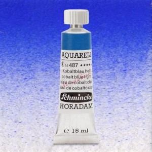 Schmincke Horadam Aquarell Tube 15ml Seri 4 Cobalt Blue Light 487