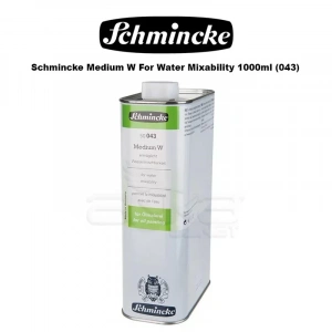 Schmincke Medium W For Water Mixability 1000ml (043)