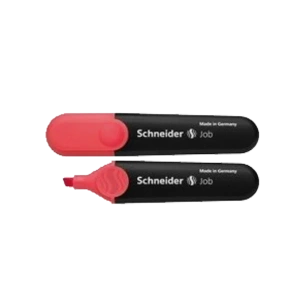 Schneider Fosforlu Kalem Job Kırmızı 150