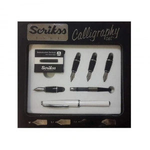 Scrikss 33 Kaligrafi Set Beyaz Gövde