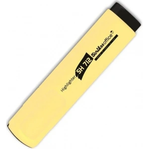 Scrikss Office Highlighter Fosforlu İşaretleme Kalemi PASTEL SARI