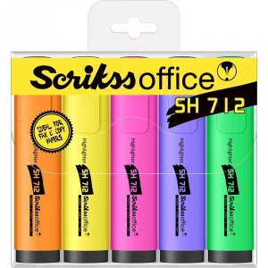 SCRİKSS SH 712 FOSFORLU KALEM 5 Lİ PK