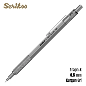 Scrikss Versatil Kalem Graph-X 0.5mm Kurşun Gri