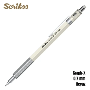 Scrikss Versatil Kalem Graph-X 0.7mm Beyaz