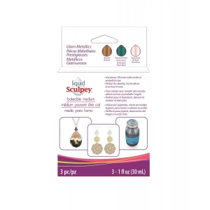 Sculpey Sıvı Polimer Kil 3lü Set 3x30ml Glam Metallics Alsglm1