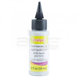 Sculpey Sıvı Polimer Kil 59ml Silver Alssv02