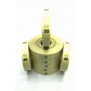 ŞEFFAF UZUN BEDEN ETİKETİ 2,5 CM X 22 CM 26 – 50 ARASI 500 ADET