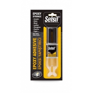Selsil Suya Dayanıklı Epoksi Yapıştırıcı Enjektör 28 Gr