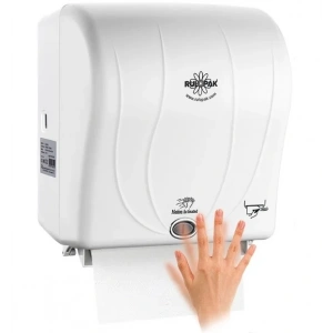 Sensörlü Havlu Makinesi 26cm Beyaz (1 Adet)