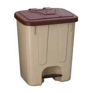 Şenyayla 4255 Köşeli Pedallı Çöp Kovası 40lt