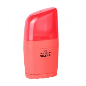 Serve Double Sharp Silgili Kalemtraş Kırmızı