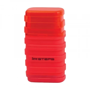 SERVE STEPS SİLGİLİ KALEMTRAŞ KIRMIZI