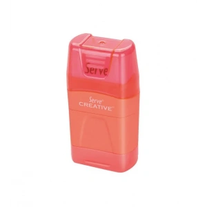 SERVE SV-ER24DSP CREATİVE SİLGİLİ KALEMTRAŞ KIRMIZI