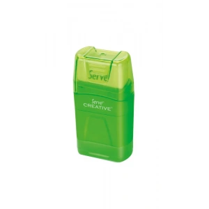 SERVE SV-ER24DSP CREATİVE SİLGİLİ KALEMTRAŞ YEŞİL