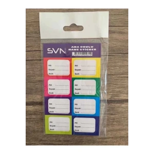 Seven Anaokulu Etiketi 10 Lu Svn-104
