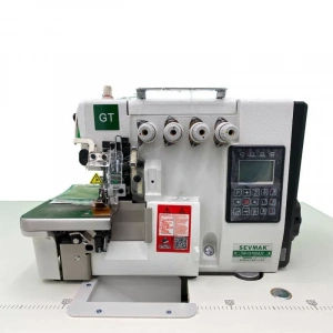 Sevmak Sk-05gt-ubt 5 İplik Tam Otomatik Akıllı Elektrikli İplik Kesicili Overlok Makinası