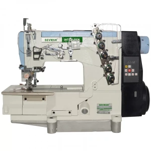 Sevmak SK-3500-03UBT Kafadan Motorlu İplik Kesicili Etek Reçme Makinası