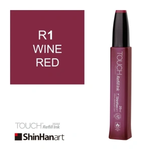 Shinhanart Touch Ink Alkol Bazlı Mürekkep 20ml R1 Wine Red