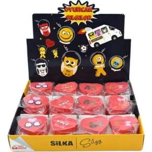 Silka 4 Desen Mandala Kalp Silgi 36 Lı Art.50