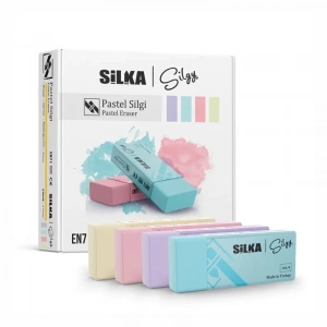 Silka Pastel 4 Renk Silgi 20 Li Art.4