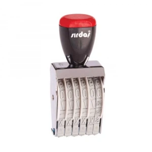 Sırdaş 6 Haneli Elle Çevirmeli Numaratör 9mm (1596)