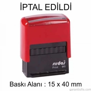 Sırdaş Otomatik İptal Edildi Yazılı Kaşe