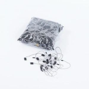 Siyah-Beyaz Kilitli Etiket İpi