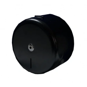 Siyah Boyalı Metal Mini İçten Çekme Tuvalet Kağıdı Aparatı