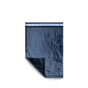 Siyah-Şeffaf Kargo Poşeti 30x37+5 cm - 100 Adet