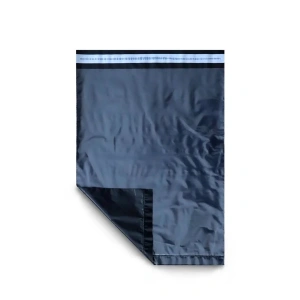 Siyah-Şeffaf Kargo Poşeti 45x55+4 cm - 100 Adet