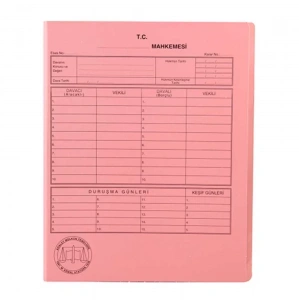 Skops Lüks Karton Dava / Mahkeme Dosyası  (50 li Paket)