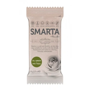Smarta Hava İle Kuruyan Modelleme Hamuru 07 Yağ Yeşili 100gr